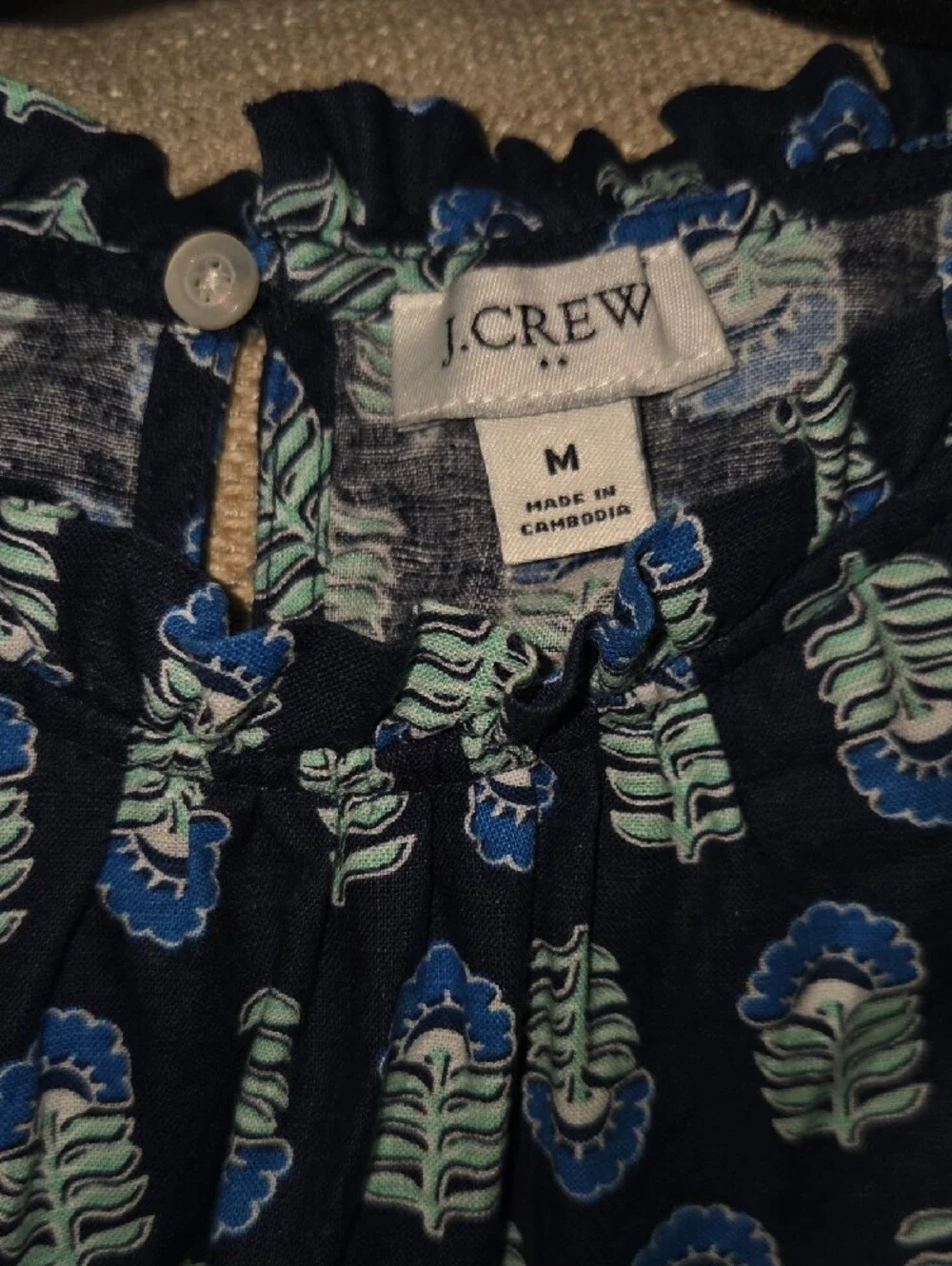 J. Crew Linen Blend Shirt